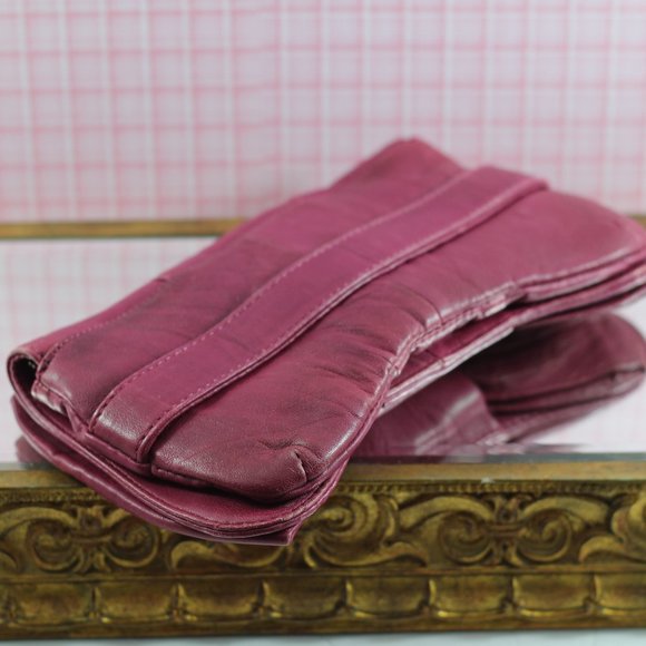 Steven by Steve Madden Pink Leather Clutch - Picture 9 of 11
